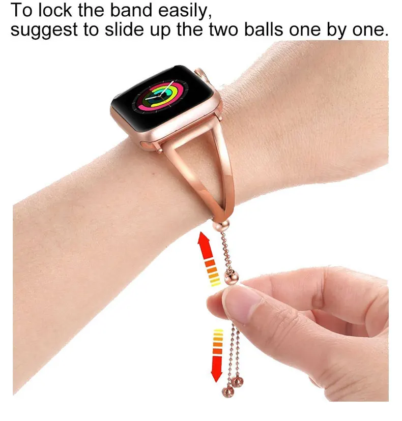 Ремешок из нержавеющей стали для apple watch band correa 44 мм 40 мм 42 мм 38 мм iwatch series 5 4 3 2 1 ремешок для часов pulseira браслет