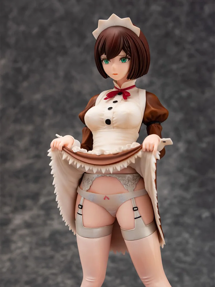 Daiki kougyou Iya na Kao Sarenagara Opantsu Misete Moraitai Классическая коричневая фигурка горничной