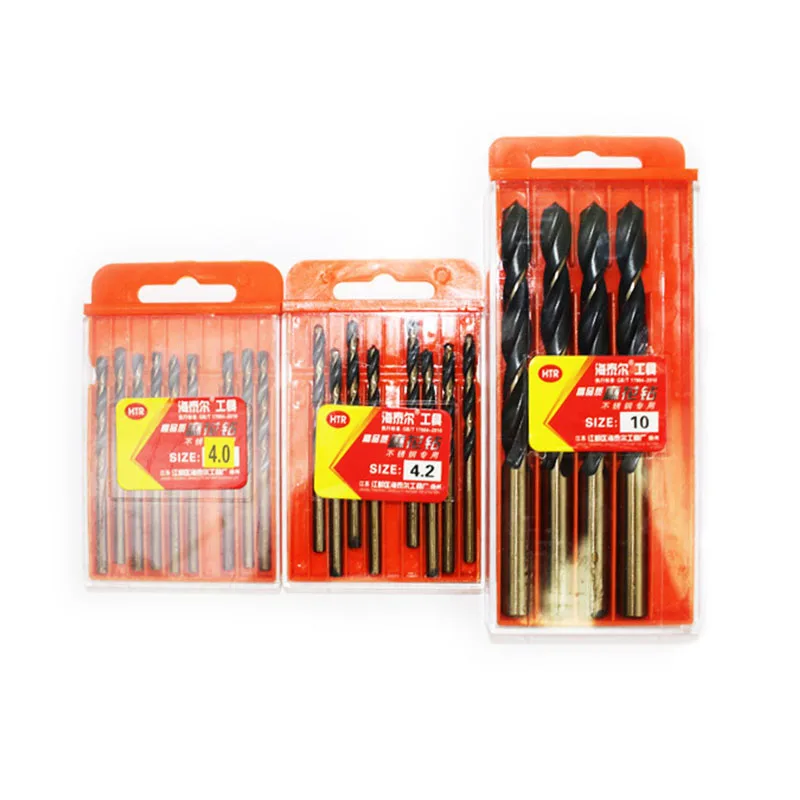 High quality multi-purpose straight handle HSS 4341 kaohuang applicable to stainless steel copper alloy open hole twist drill |