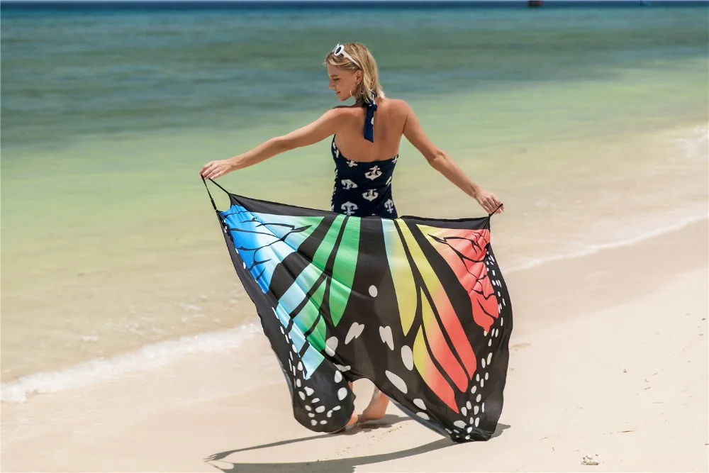 2019 летнее популярное стильное сексуальное платье шаль Пляжная накидка женское с