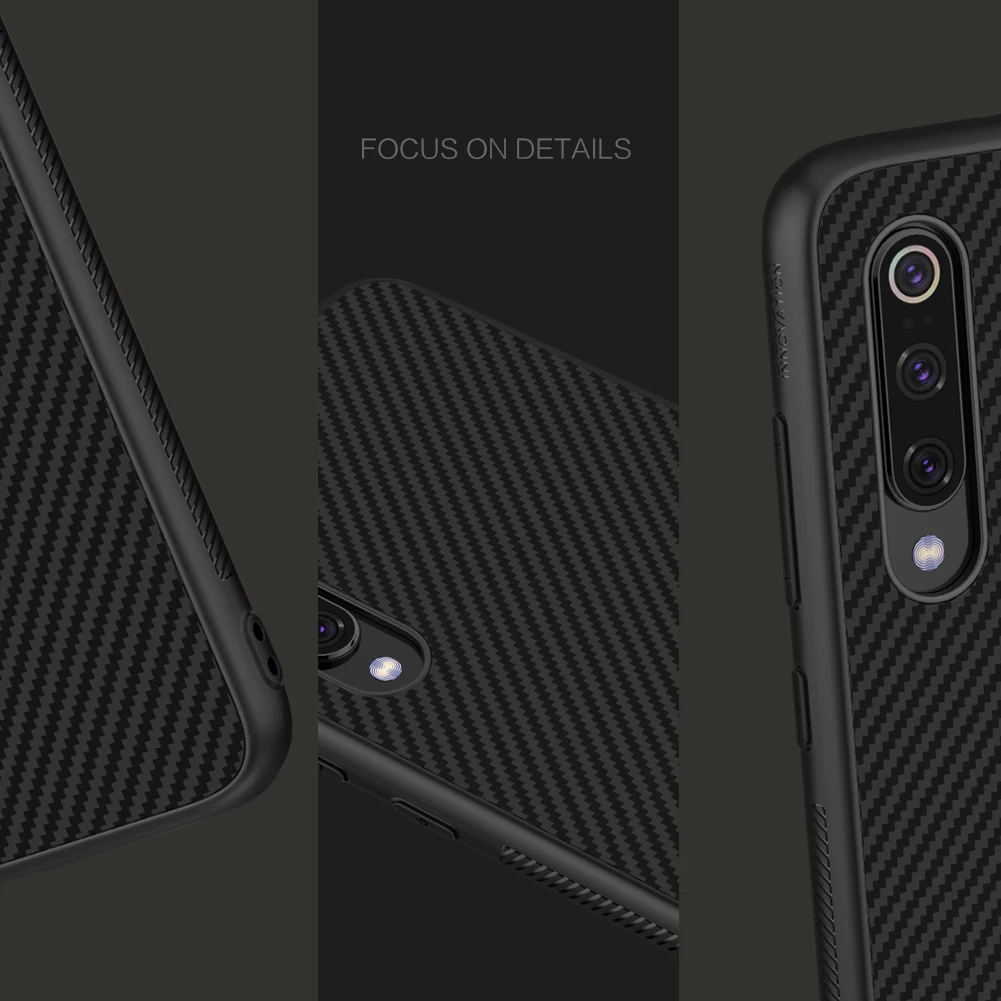 Nillkin case for Xiaomi Mi 9 and Explorer synthetic fiber cell phone shell luxury hard back cover |