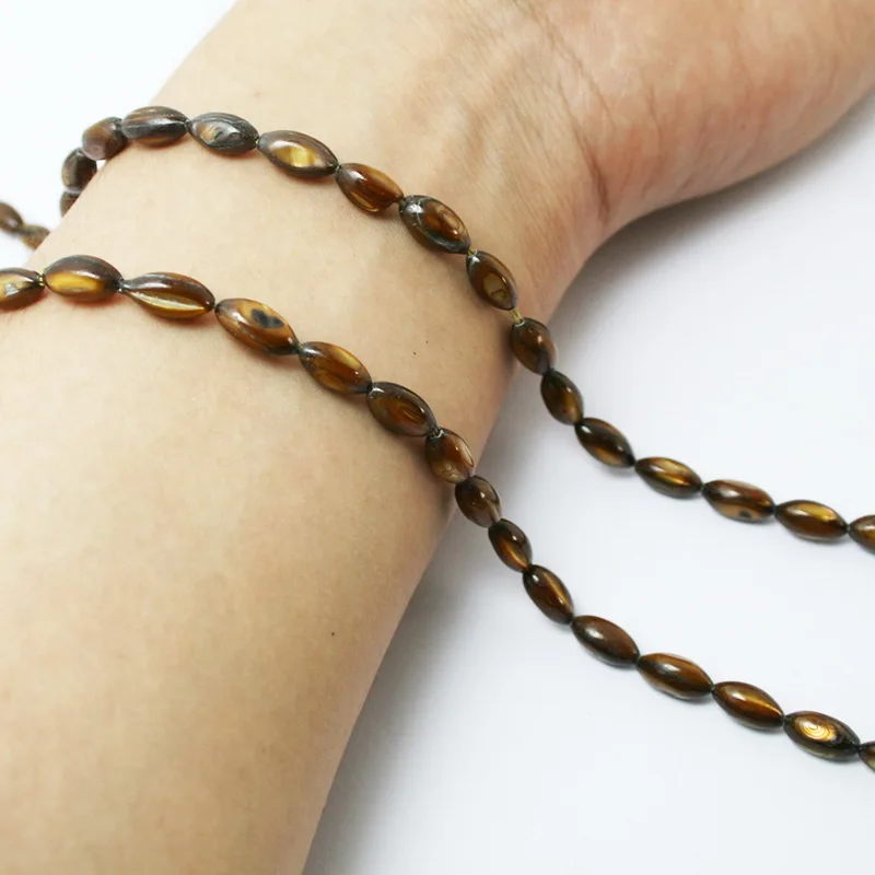 Бусины из натуральных раковин бусины с шваброй 5*10 мм для изготовления ювелирных