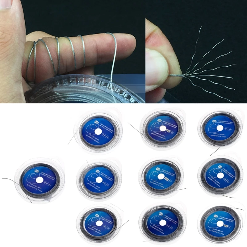 Рыболовные лески из нержавеющей стали максимальная мощность 10 м 7 нитей