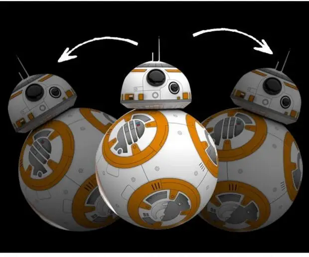 8,5 см Звездные Войны Пробуждение силы BB8 игрушка BB-8 дроид робот Дарума тумблер фигурка игрушки сумка Подвеска Рождественский подарок для детей
