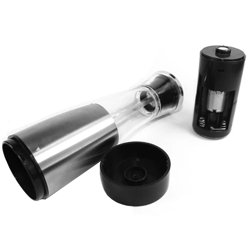 Мельница из нержавеющей стали для соли и перца электрическая мельница морской 2