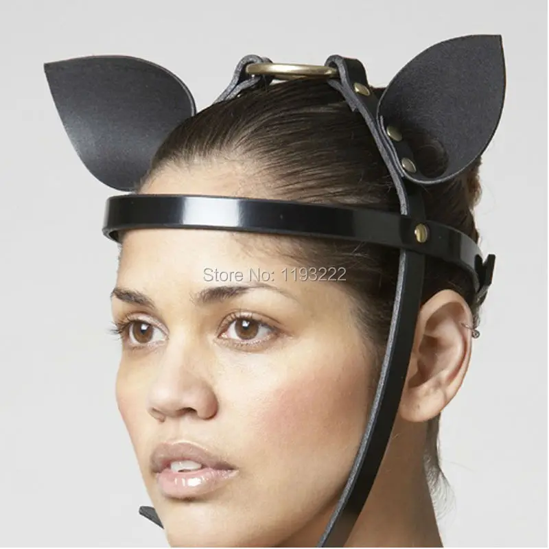 Женский головной убор ручной работы повязка на голову с кошачьими ушками для