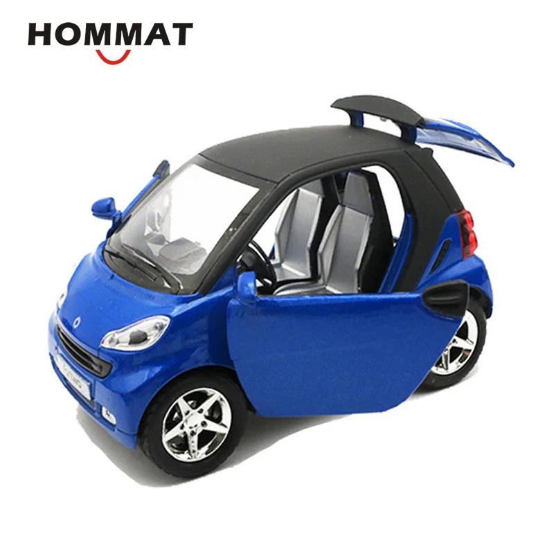 HOMMAT 1:24 моделирование Smart ForTwo литье под давлением игрушечный автомобиль модель металлическая Черная пятница детский подарок Машинки Игрушки для детей