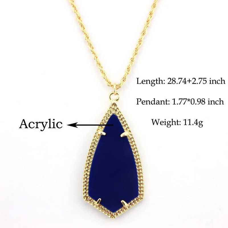 ZWPON фирменный дизайн модная Золотая оправа кинжал геометрические Длинные