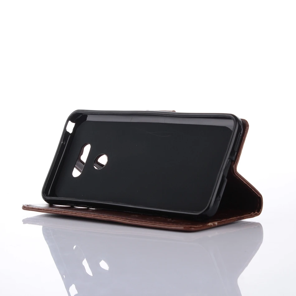 Для LG G6 Case Роскошные искусственная кожа флип Бумажник Мешок выбивает цветок