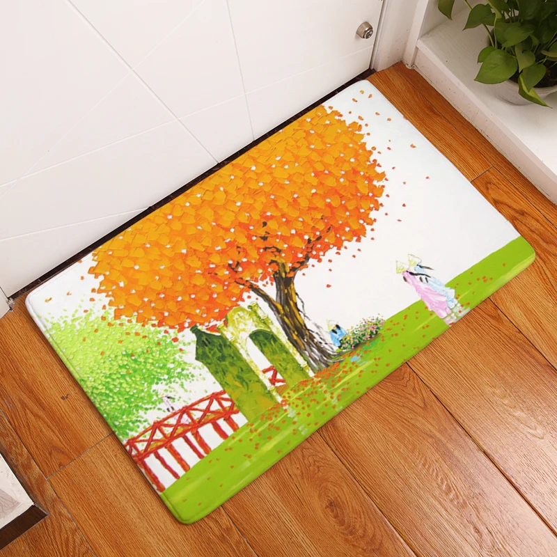 Новинка 2017 Осенние Нескользящие ковры с принтом для кухни коврики дома гостиной