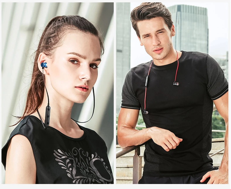AWEI T11 Bluetooth наушники беспроводные наушники с микрофоном для телефона Бас Звук гарнитура с магнитным наушником наушники Auriculares