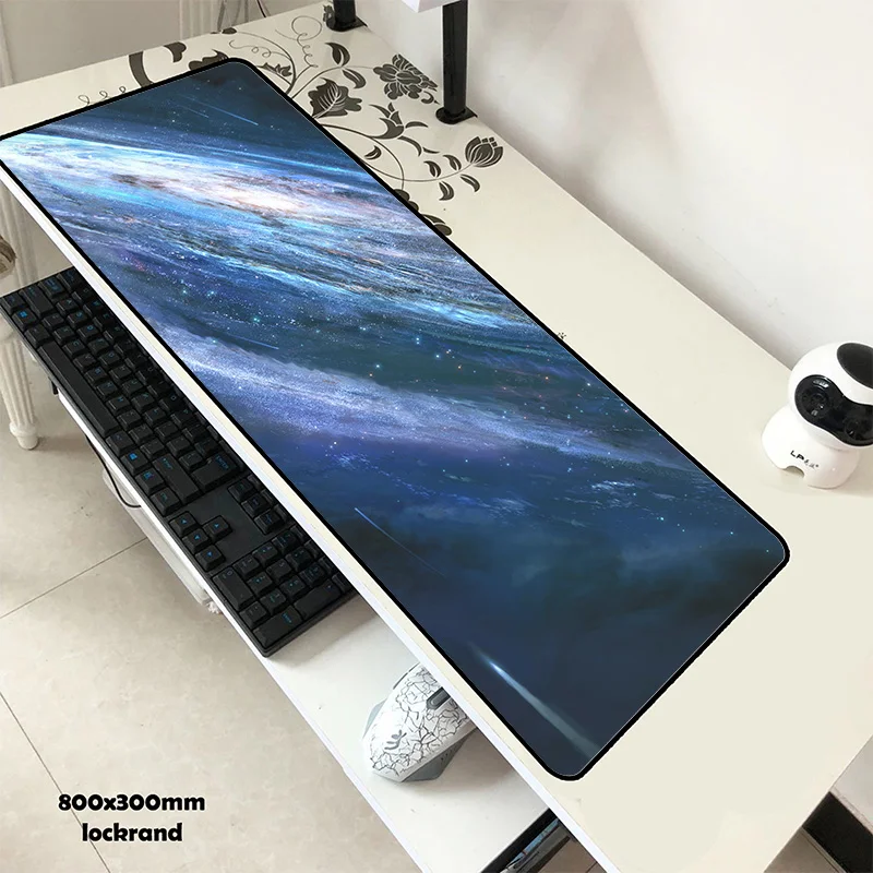 Size 800x300x2mm Galaxy коврик для мыши гелевый 80x30 см Коврик для мыши красивый компьютерный коврик для мыши игровой коврик для мыши геймер для ноутбука подарок коврики для мыши - Цвет: Size 800x300x2mm