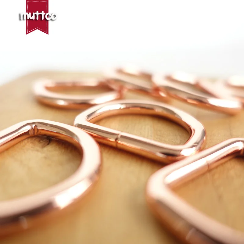Розничная торговля DIY для ошейника для собак 2,5 см D кольца несварная Роза Золотые d-кольца тесьма обвязка швейная d-образная застежка аксессуар для DK-010