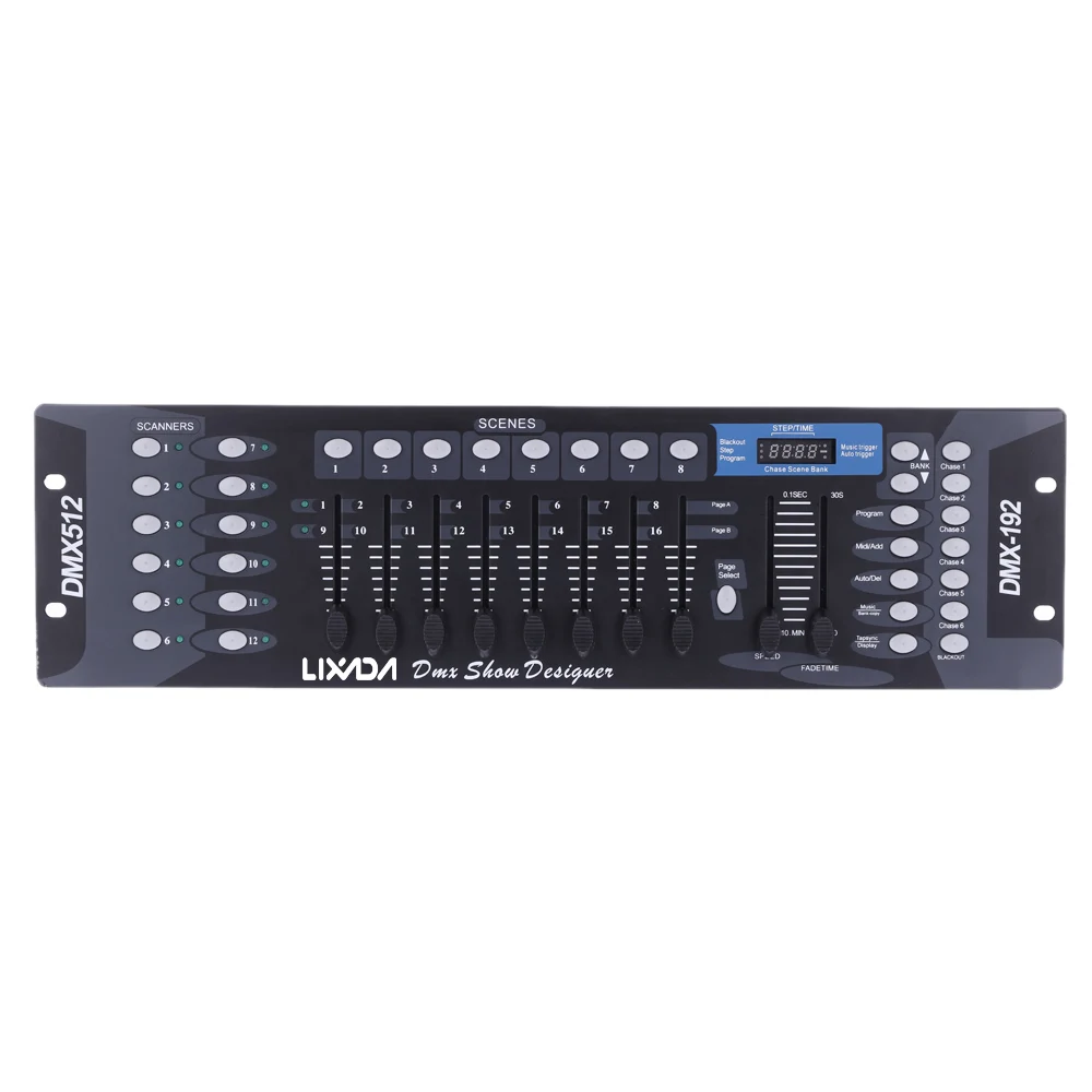 Диско светильник контроллер 192 каналов DMX512 Контроллер консоль для сценический светильник вечерние DJ диско Операторское Оборудование