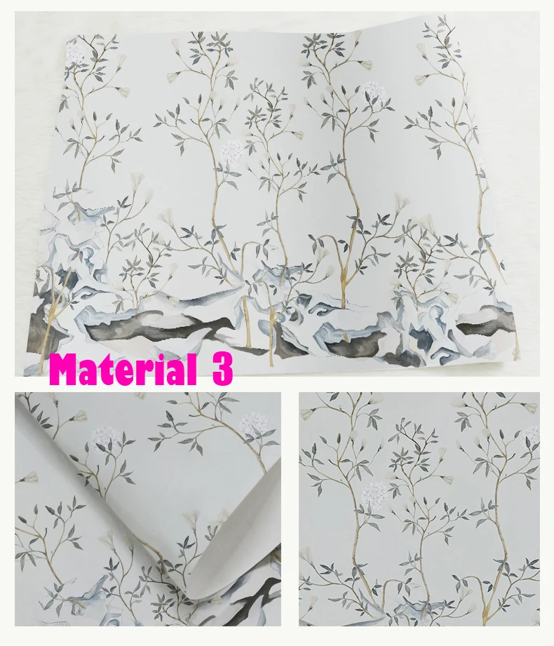 Новинка 3D/8d настенная бумага с китайским узором бумажная ручная роспись цветок