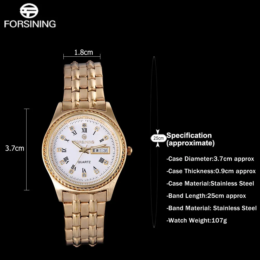 FORSINING 2017 модные повседневные Брендовые женские часы деловые кварцевые с белым
