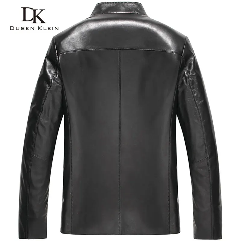 Мужские пальто из овечьей кожи дусень Кляйн 2017 деловой стиль дизайнерская осень