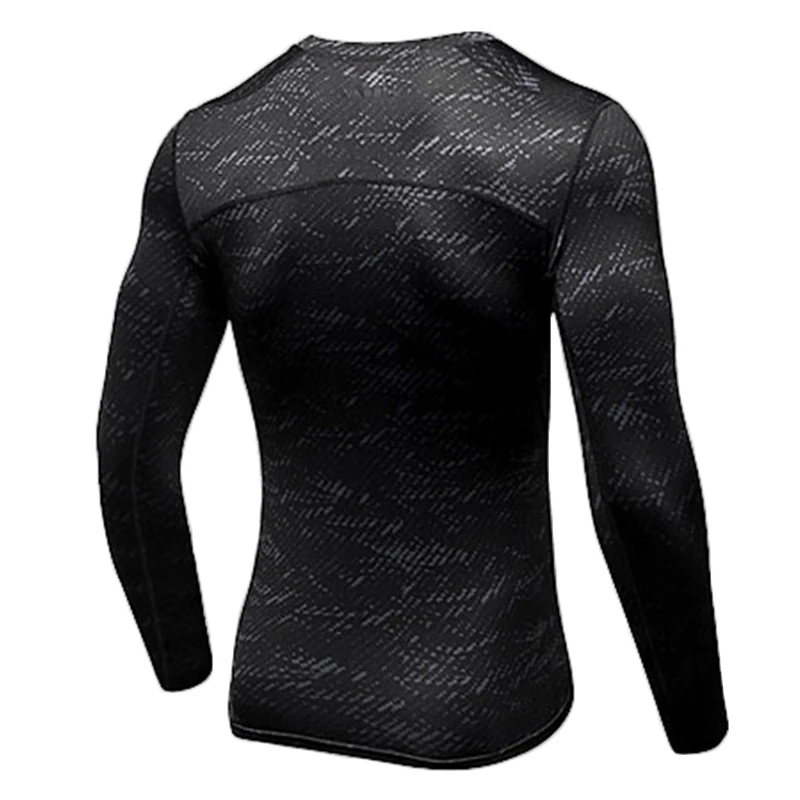 Мужские компрессионные рубашки Detector облегающие трикотажные с длинными рукавами
