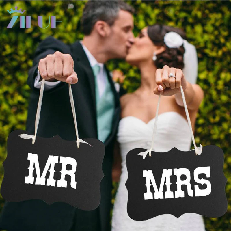 Zilue 1 комплект мистер и миссис DIY фото стенд Реквизит Свадьба День Рождения