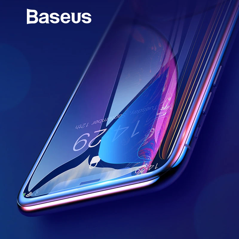 Baseus US 0 3 мм Полное покрытие закаленное стекло для iPhone Xs Max XR 2018 защита экрана