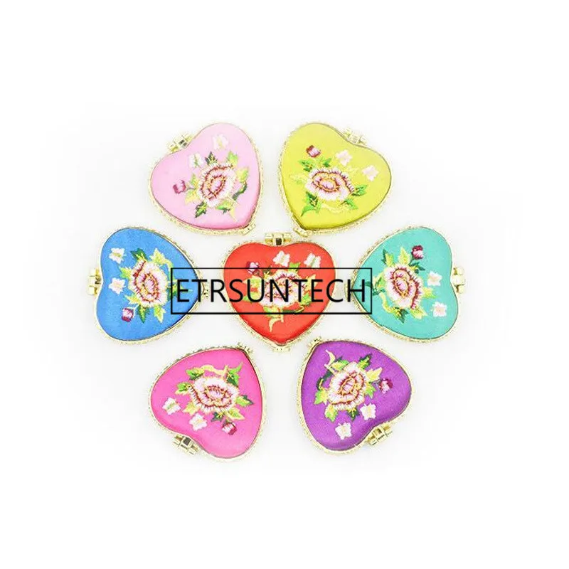 100 шт. зеркало для макияжа с вышивкой в виде цветов | Дом и сад