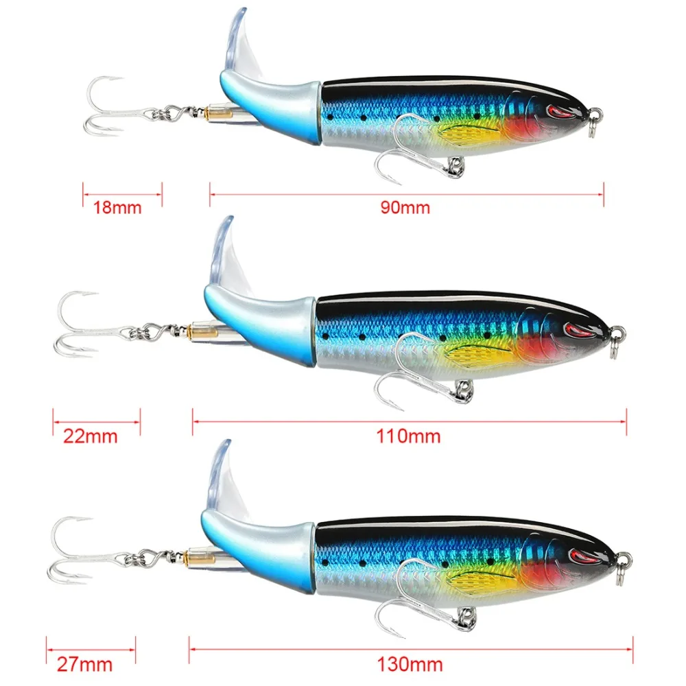 SeaKnight Plopper SK050 рыболовная приманка 7 шт./лот 13 г вращающийся хвост Крючки VMC жесткая