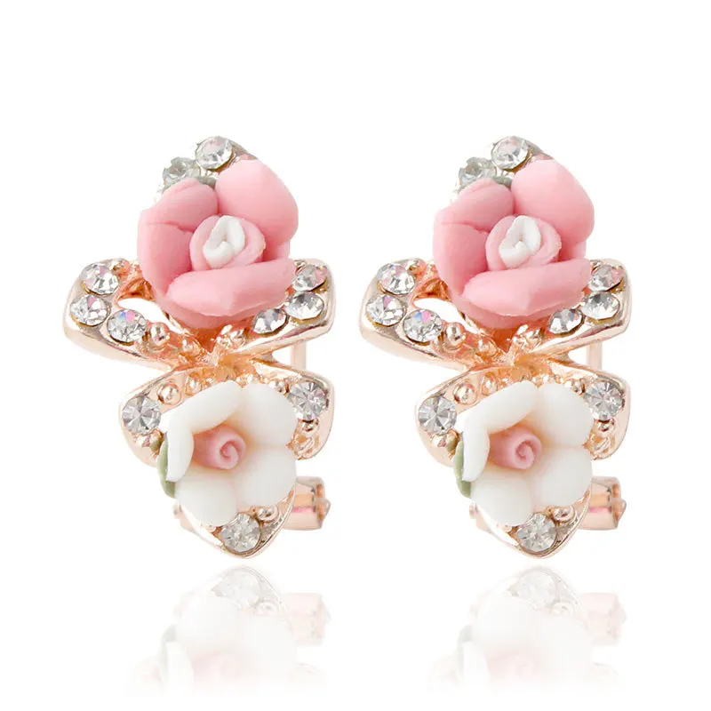 Брендовые дизайнерские Изящные серьги с кубическим цирконием ручной работы