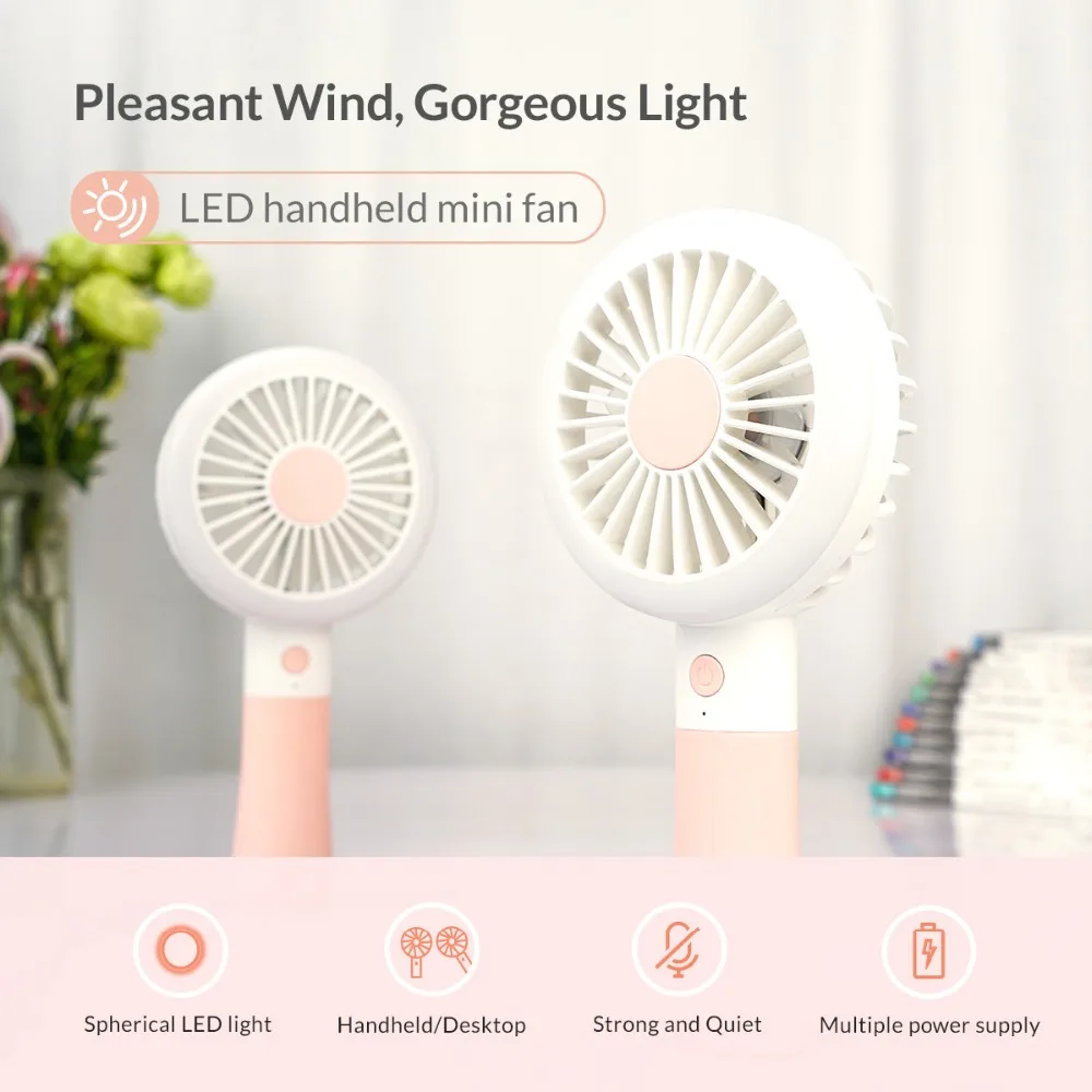 Ручной USB вентилятор ORICO портативный заполняющий для офисного помещения внешний