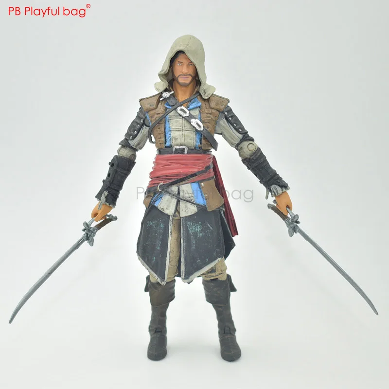 Assassin C 15 см Connor& Haytham KenWay& Edward KenWay фигурка ПВХ Коллекционная модель Фигурка игра подвижная модель игрушки HB41