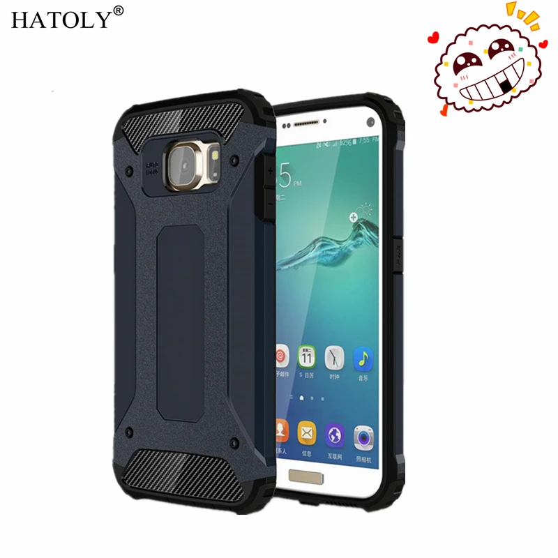 Чехол HATOLY для samsung Galaxy S7 Edge чехол G935F Heavy Armor тонкий жесткий силиконовый телефона