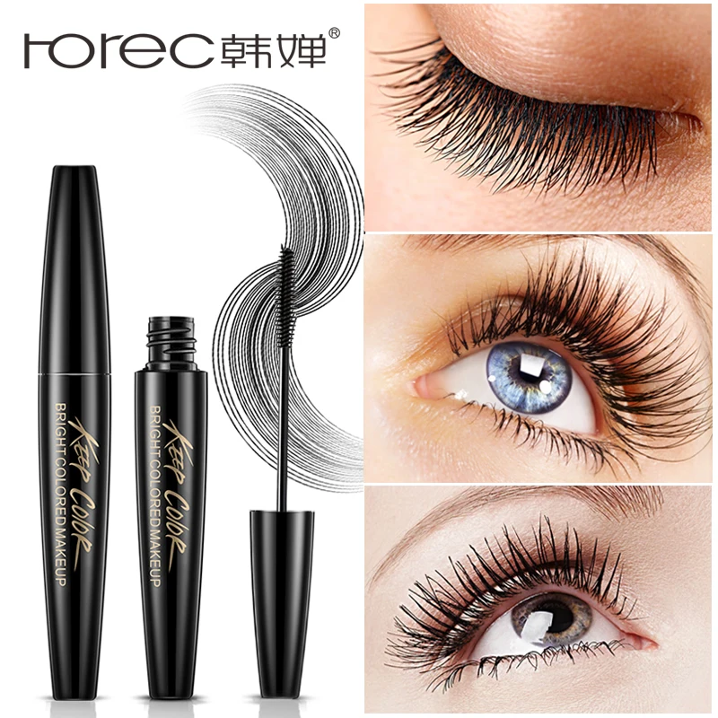 

Black Mascara Eyelashes 4D Lengthening Makeup Waterproof Volume Eye Cosmetics