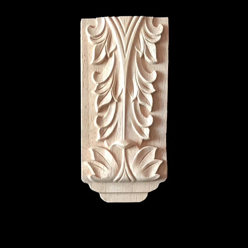 

Резьба по дереву, натуральный угол дерева, цветок, резной для мебели, шкафа, неокрашенные деревянные молдинги, наклейка, декоративные фигурк...