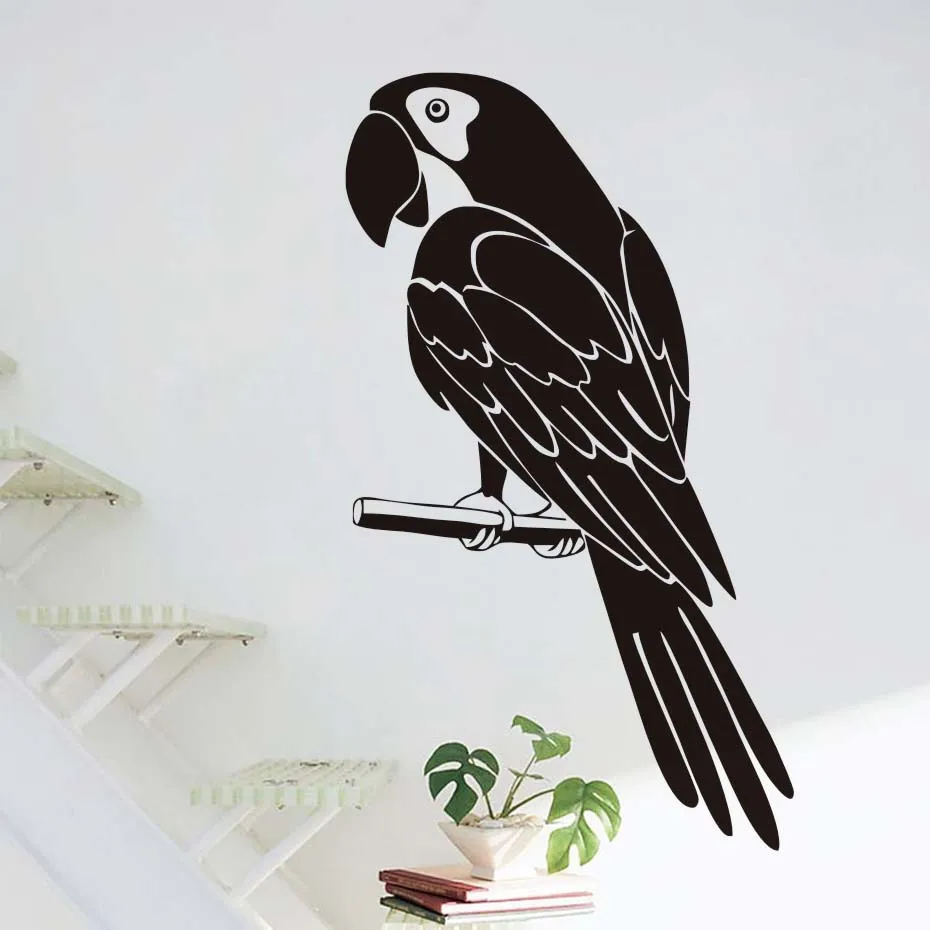 DCTOP Птица Попугай Наклейка на стену для гостиной виниловые Съемные Животные