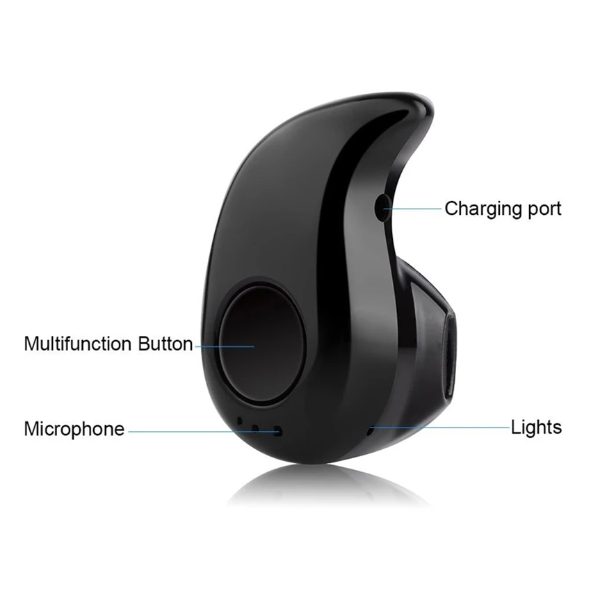 S530II мини беспроводные Bluetooth наушники в ухо спортивные с микрофоном гарнитура для