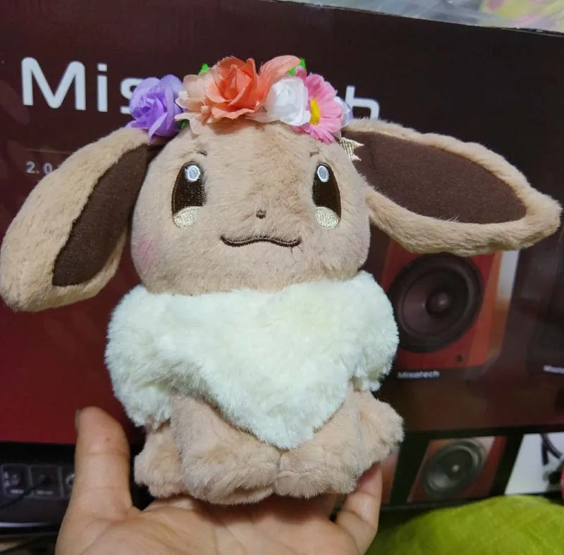 Новая аутентичная японская аниме игра Пикачу и Eievui Пасха Eevee плюшевая кукла мягкая игрушка ограниченная плюшевая кукла игрушка