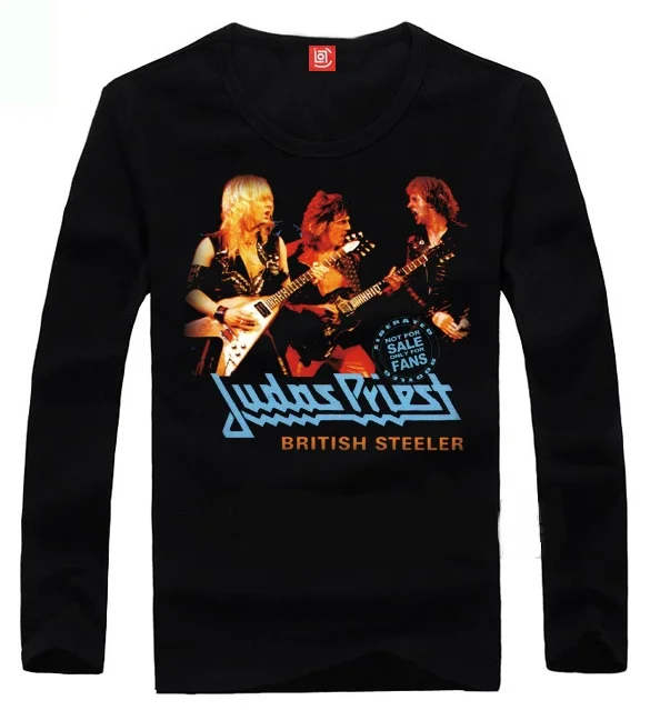 10 дизайнов Judas Priest Rock брендовая хлопковая рубашка 3D hell Angel mma rocker фитнес Hardrock тяжелый металл скейтборд полный рукав
