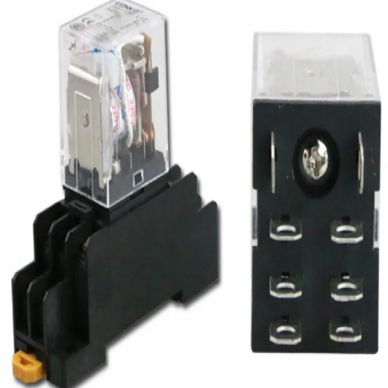 10A HH62P AC12v AC24V промежуточное электромагнитное реле 12 В 24 rele DC110V DC36V восемь футов