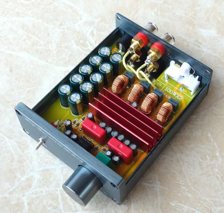 Hi Fi аудио стерео Цифровые усилители мощности 2 0 TPA3116 2*100 Вт мини домашний