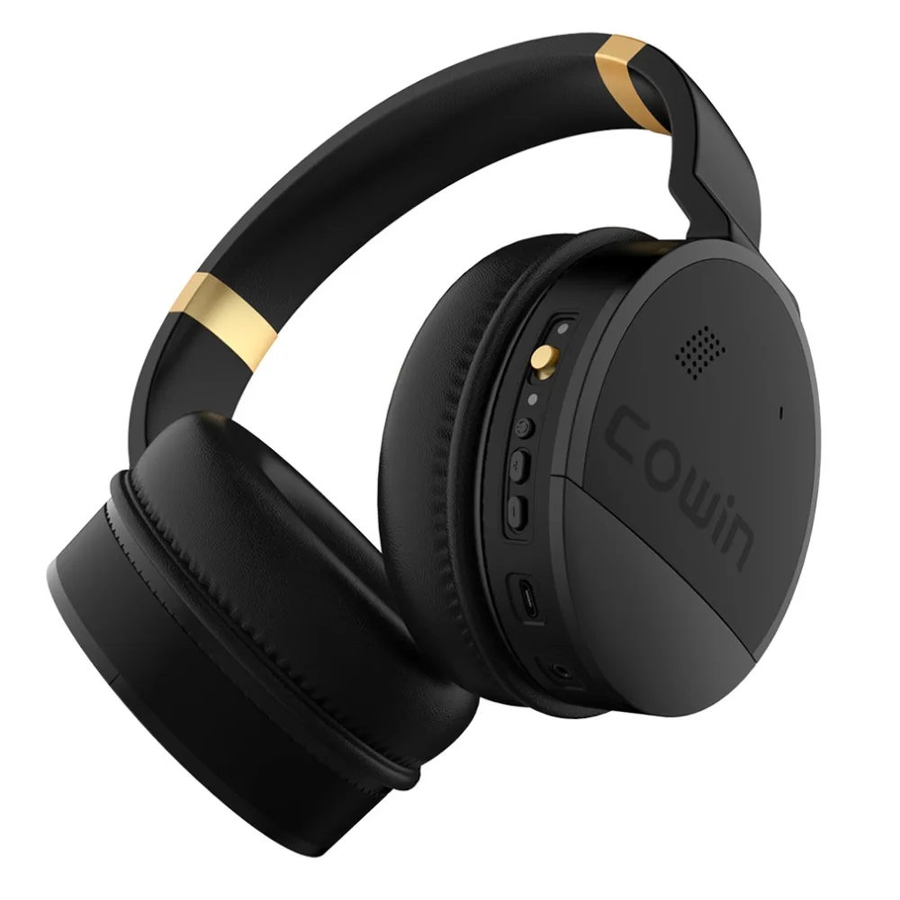 COWIN E8 активные шумоподавляющие bluetooth-наушники с Микрофоном Hi-Fi стерео звуковая гарнитура глубокий бас беспроводные наушники на ухо
