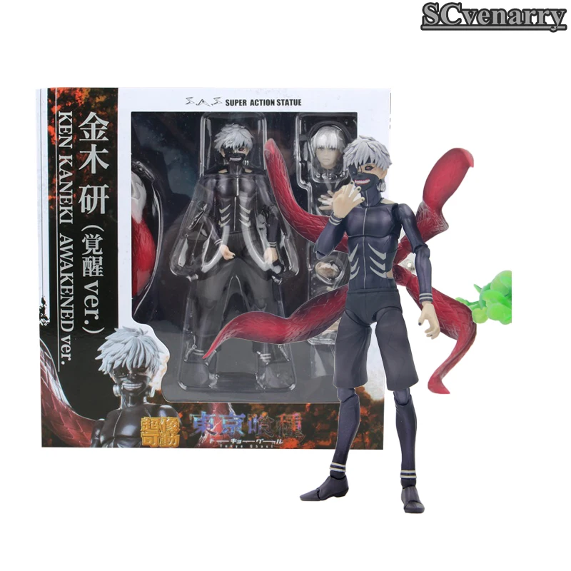 Аниме Токио вурдалак Kaneki Кен аниме фигурку ПВХ Новая Коллекция Цифры игрушки