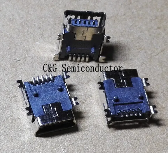 10 шт. 5 контактный разъем mini USB SMD гнездовой сиденья хорошего качества и ROHS|connector
