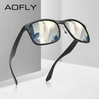 Мужские солнцезащ. Очки для вождения AOFLY, черно-красные солнцезащитные очки для вождения с поляризованными линзами со степенью защиты уф400, AF8121, лето 2019