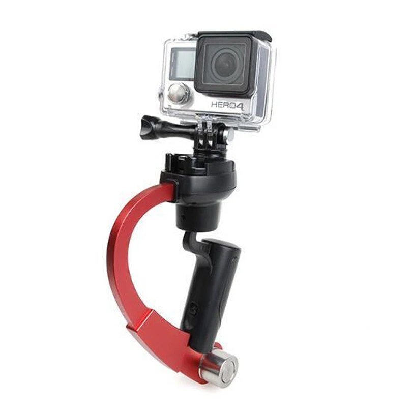 Мини Ручной Стабилизатор камеры видео Steadicam Gimbal подходит для GoPro Hero 7 6 5 SJcam SJ4000 Xiaomi Yi Экшн-камера