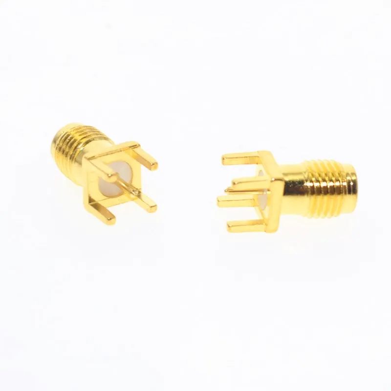 SUQ Горячий Конец Launch PCB Mount SMA Гнездовой разъем прямой RF адаптера антенна 5 шт|sma