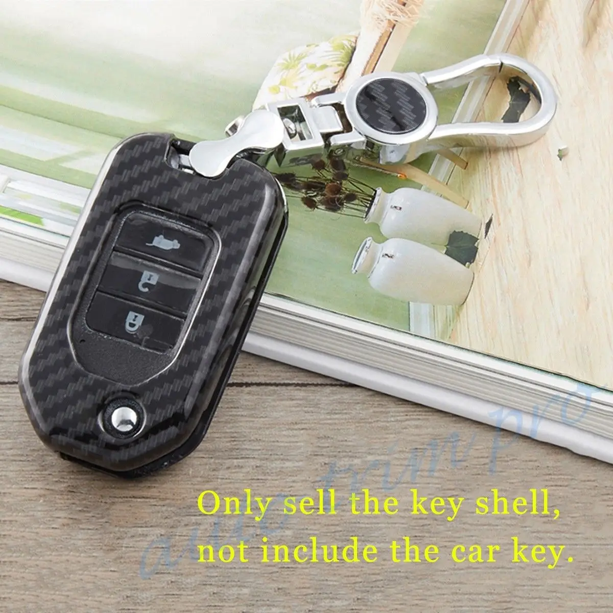 Чехол для ключей из АБС-пластика подходит Honda Accord Civic HRV CRV odysley Jade Crider 2/3 кнопки