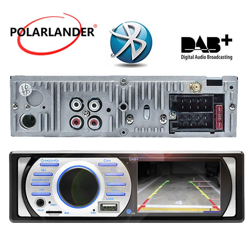 EQ Prime 3," HD DAB+ 12 В Авто аудио стерео In-Dash интерфейс MP5/WMA Bluetooth FM USB/TF/AUX in 1Din Автомагнитола ISO контакт