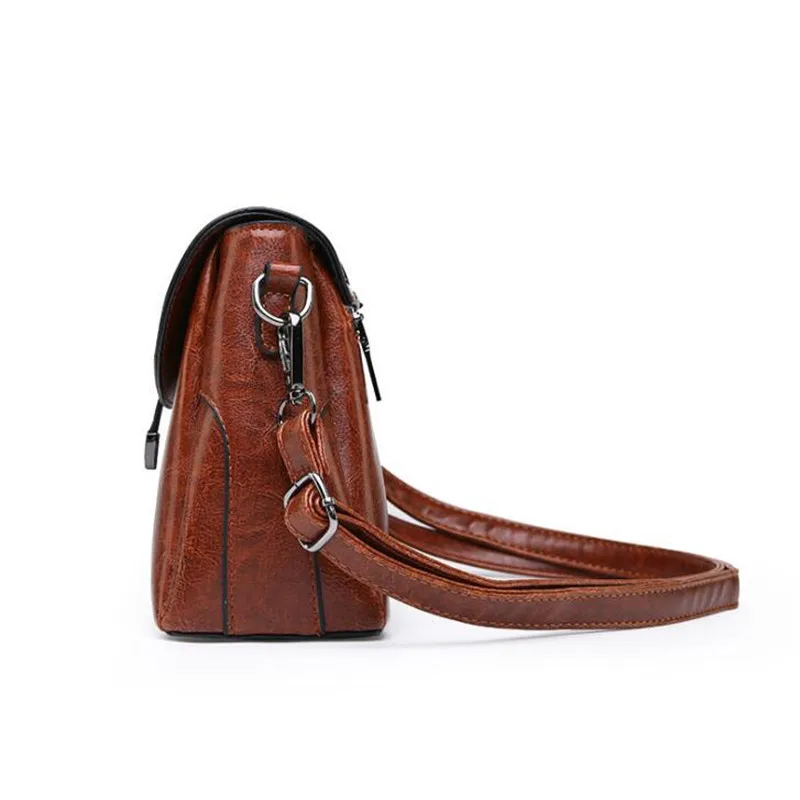 Женские сумки через плечо для женщин 2019 винтажные кожаные женские маленький