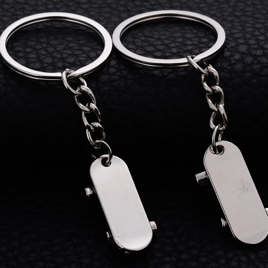 Брелок для ключей из металлического сплава с изображением скейтборда - купить по