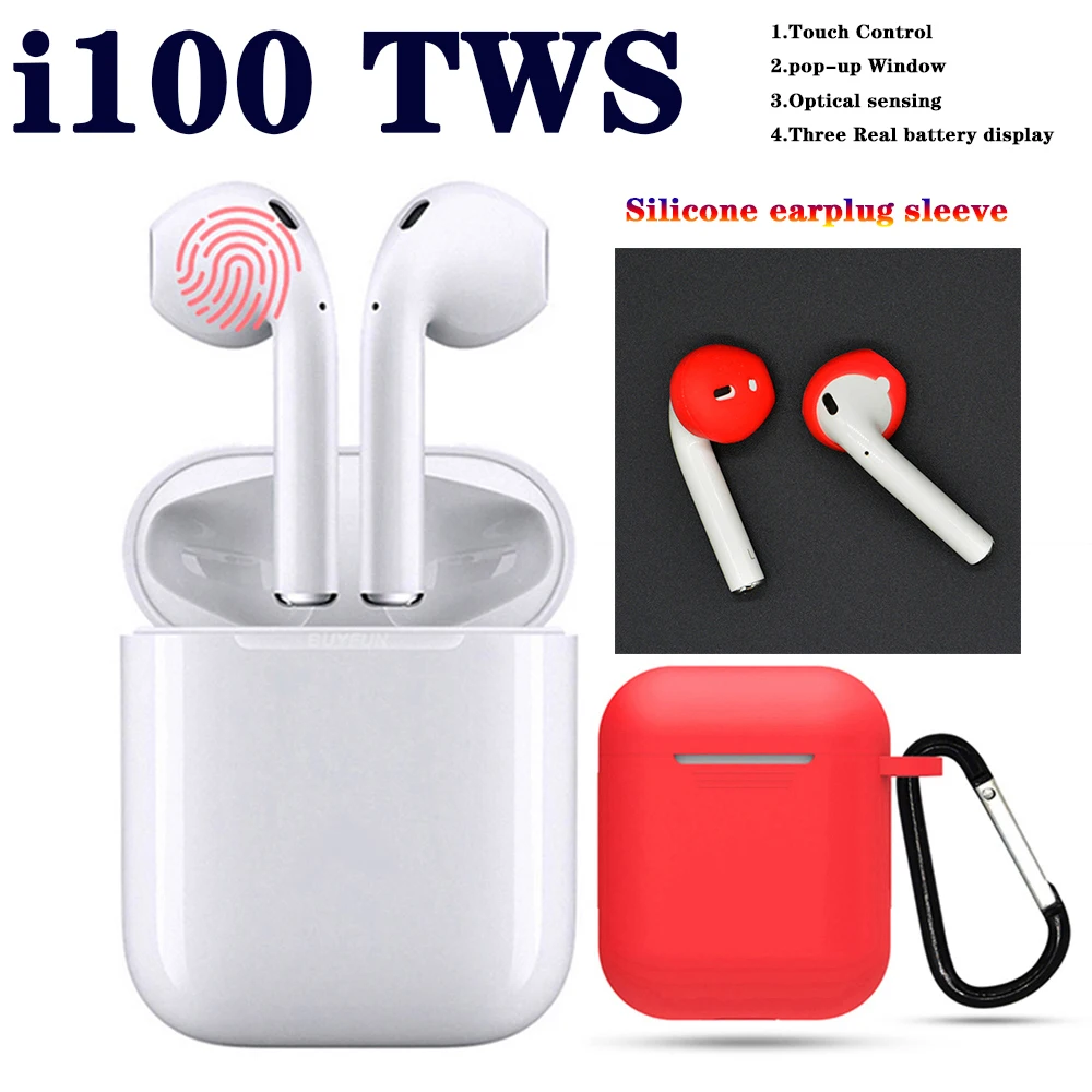 I100 TWS i100tws всплывающие окна Bluetooth наушники беспроводные с зарядным устройством PK