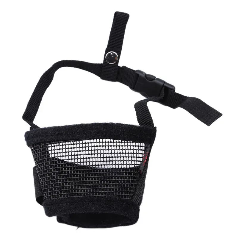 Новая горячая собака Регулируемая Маска намордник против лая сетка для укусов